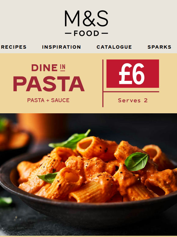 Pasta Dine In for dinner tonight?