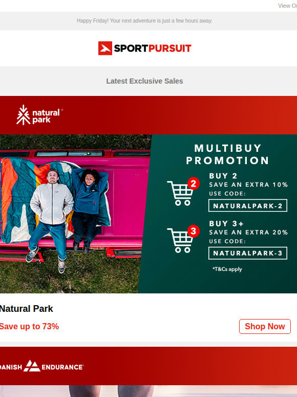 Up to 73% Off: Natural Park | Danish Endurance | GANT | Atomic Clothing | Big Golf Brands