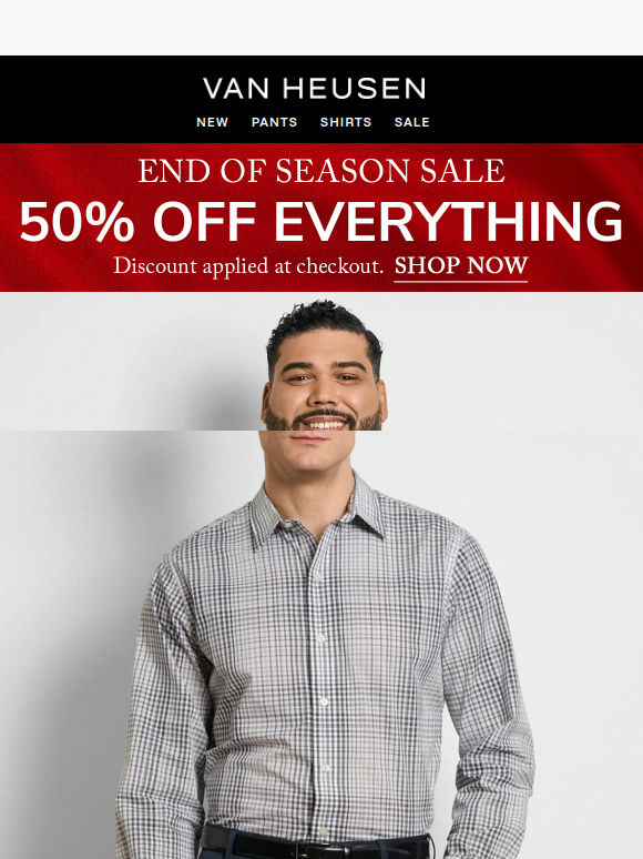End of Season Sale 😱 50% OFF Sitewide