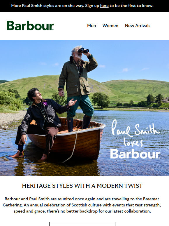 Paul Smith loves Barbour