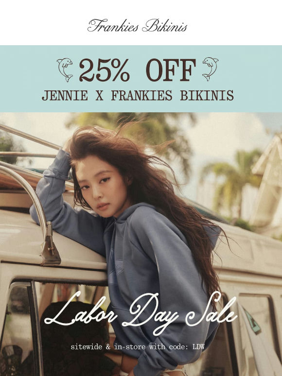 25% Off JENNIE x Frankies Bikinis