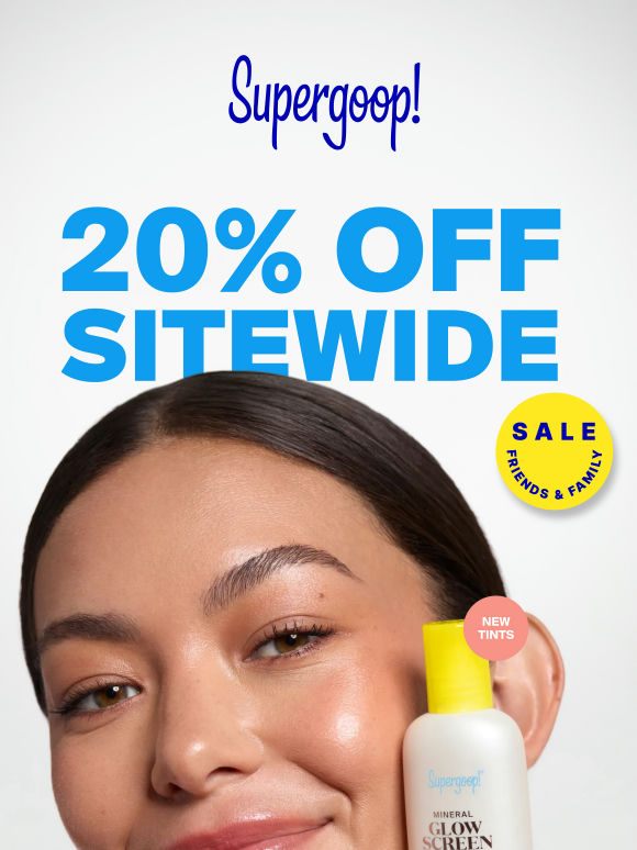20% off your new favorite SPF formula