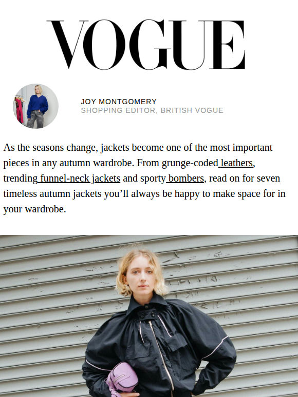 From Suede To Leather: 7 Jackets That Will Be In Style This Autumn