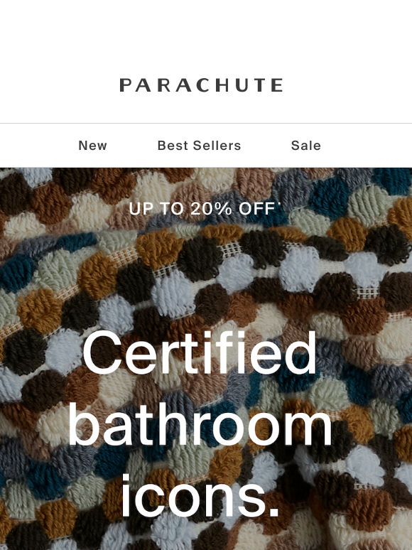 Up to 20% off all things bath 🫧