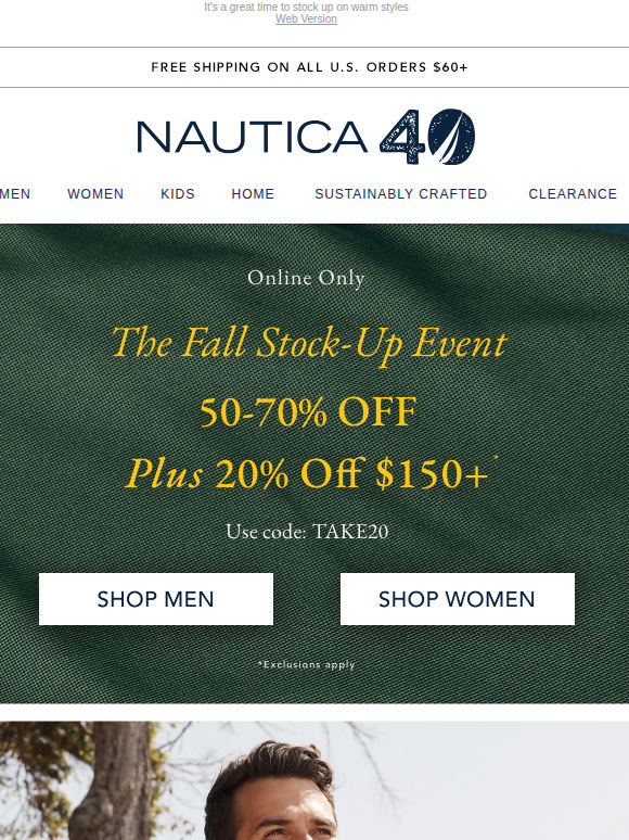 🚨 STARTING TODAY! 50-70% off plus an extra 20% off $150+