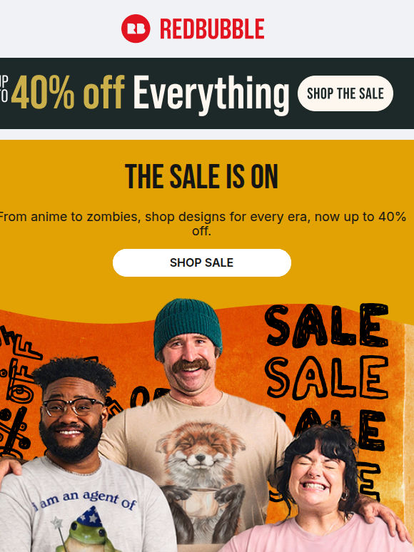 Everything is up to 40% off sitewide 💅 Not to be dramatic