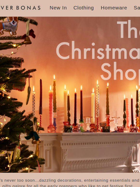 Our Christmas Shop is now open