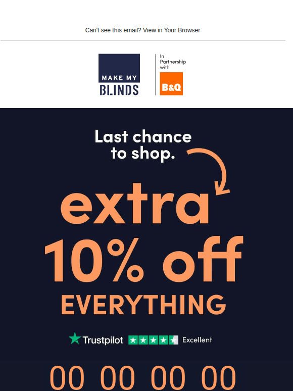 Final Call 📣 10% Off Everything Ends Today!