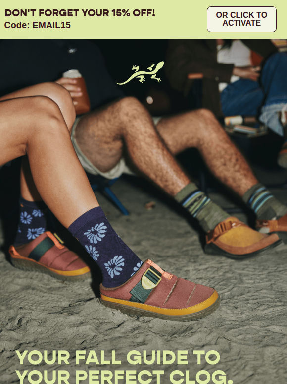 Your fall guide to cozy clogs