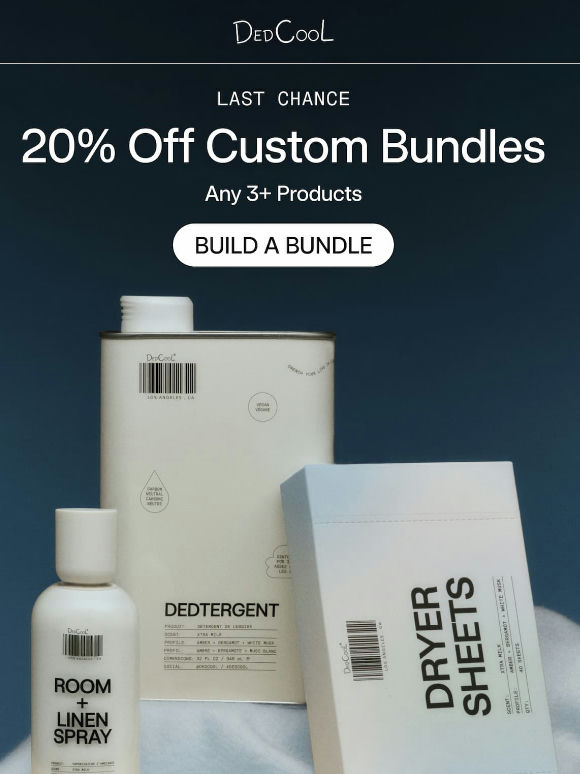 ENDS TONIGHT 🌙 20% Off Bundles