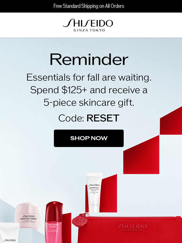 Don’t Miss Your Fall Refresh With $125+ Purchase