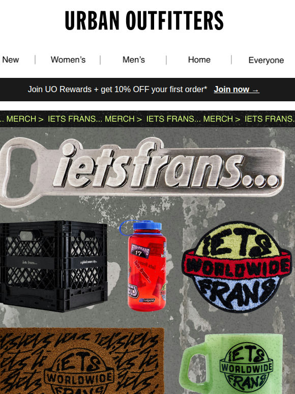 iets frans… does merch now?
