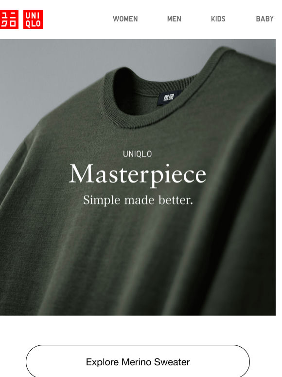 UNIQLO Masterpiece: Merino Sweater