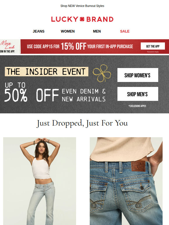 The Insider Event: Up To 50% OFF