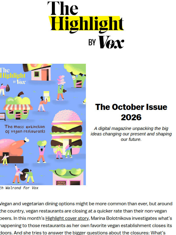 The mass extinction of vegan restaurants