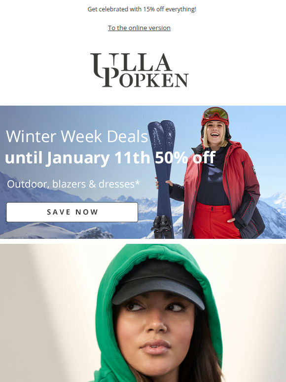 ✨ This week: 50% off on selected styles