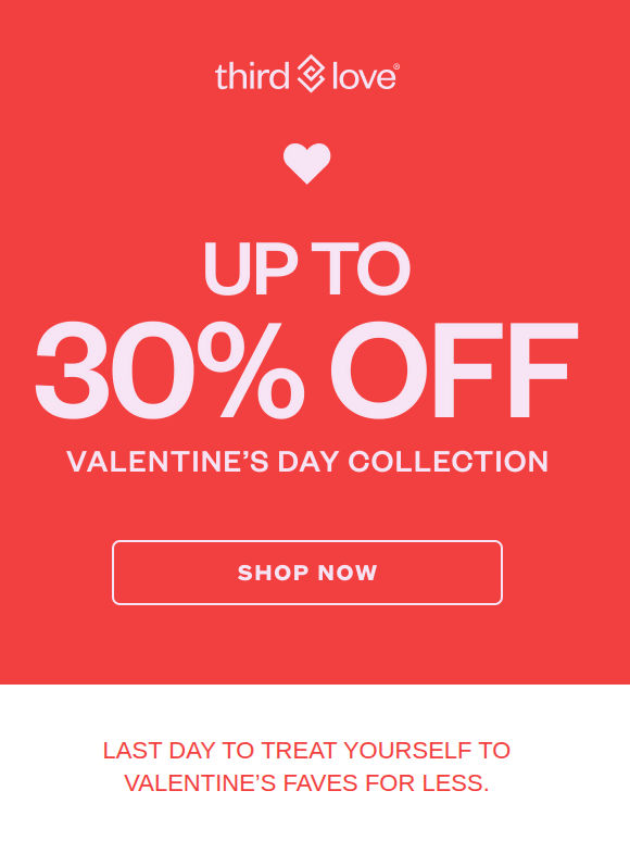 LAST DAY: Up to 30% off