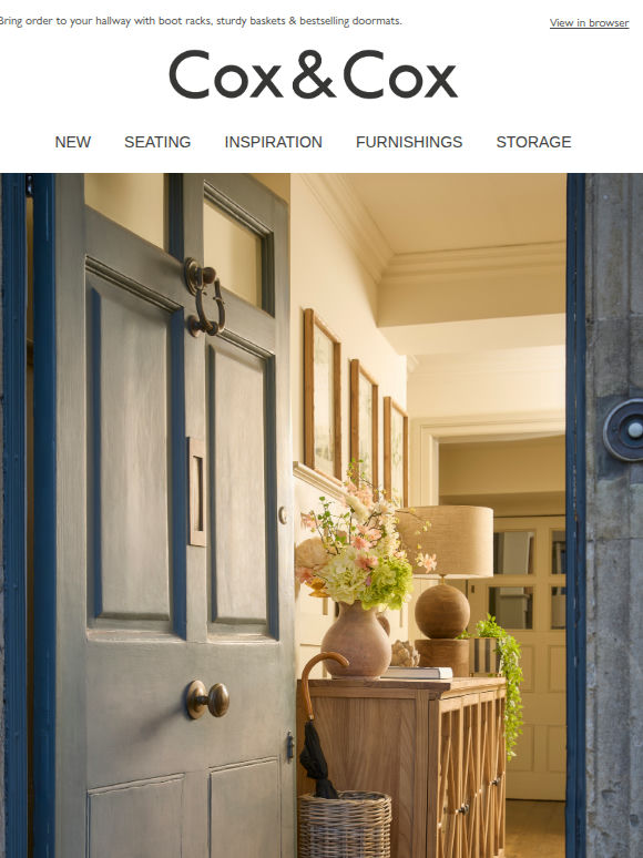 Wet weather essentials - stylish storage for busy homes