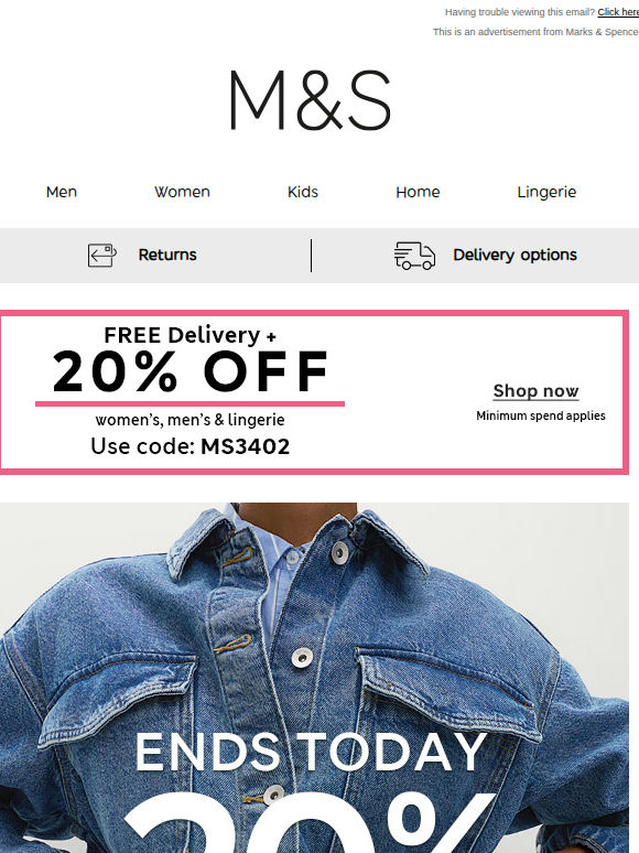 20% off ends today ⏰