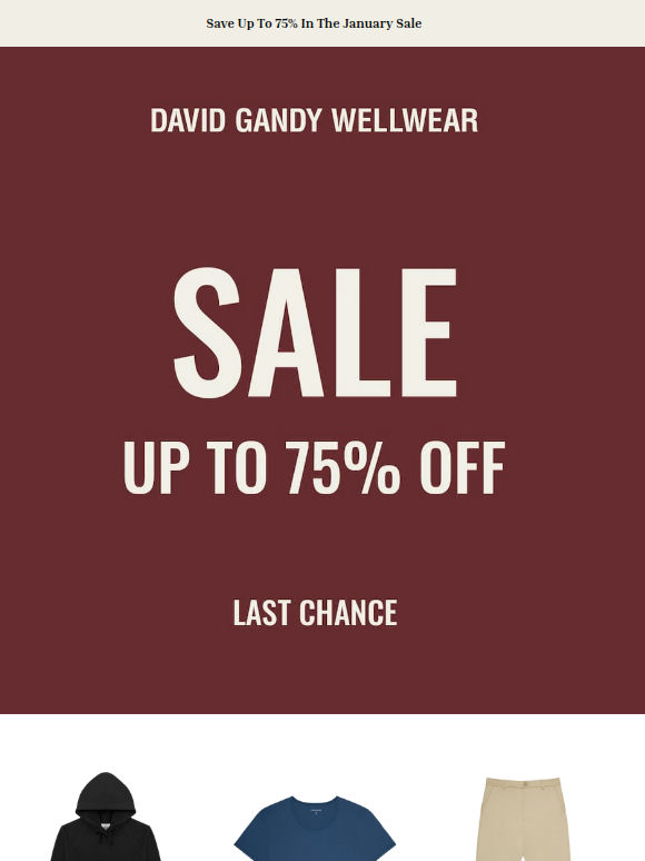 [Ends At Midnight] The January Sale