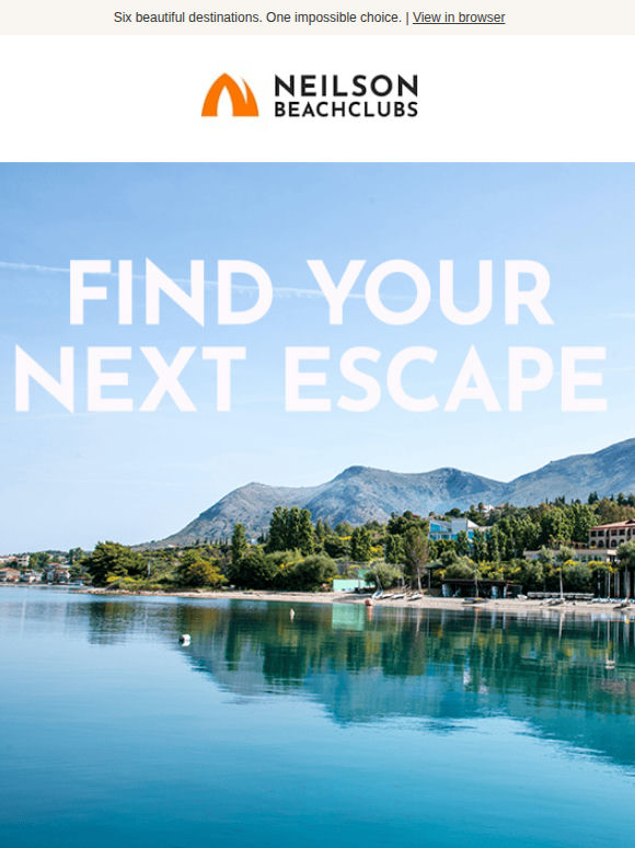 The escape you've been dreaming of.