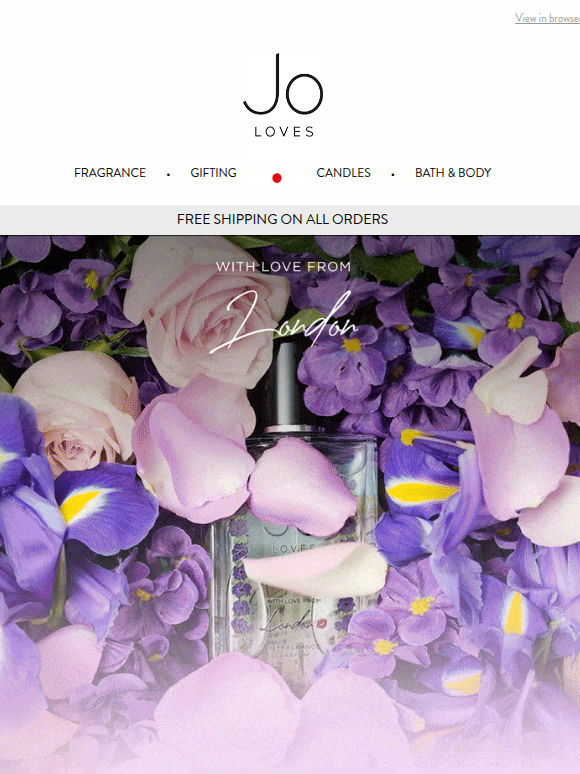 NEW Limited Edition: With Love From London, A Fragrance