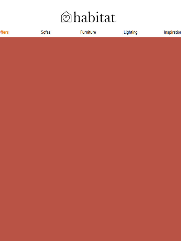 Open now for 20% off selected indoor furniture