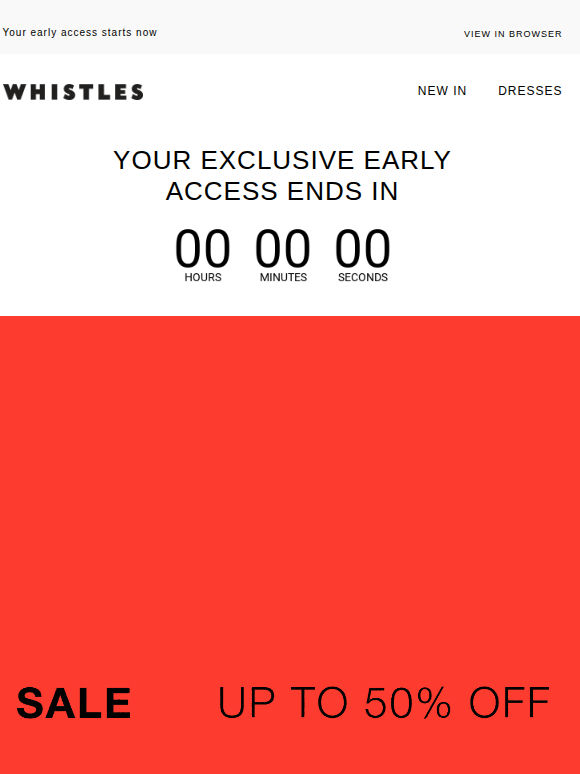 24hr SALE Preview: Up to 50% off