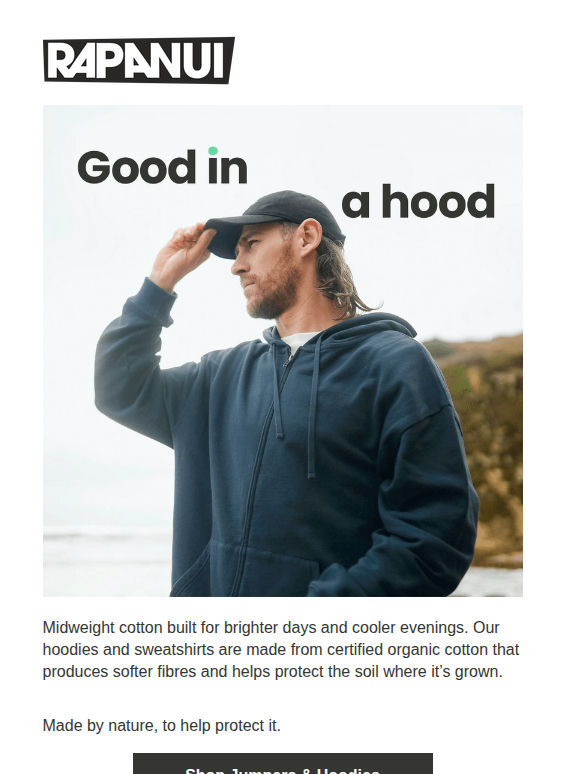 Hoodies and sweatshirts for spring