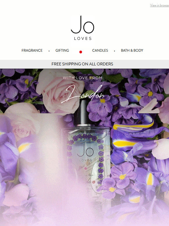 NEW Limited Edition: With Love From London, A Fragrance