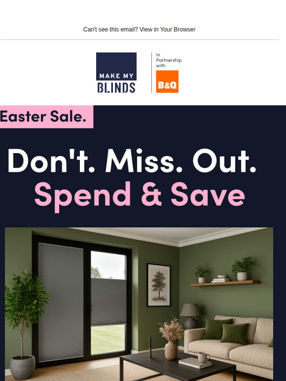 Don't miss: Up to 15% off blinds now!