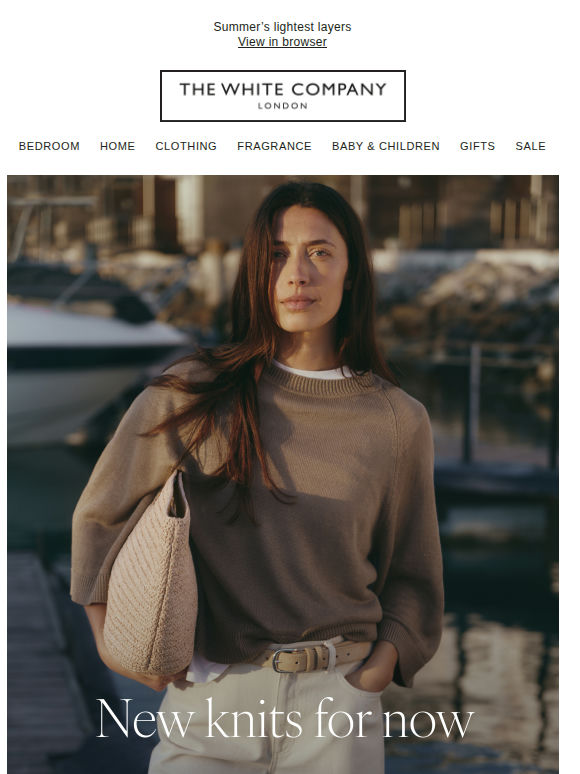 New knitwear made for now