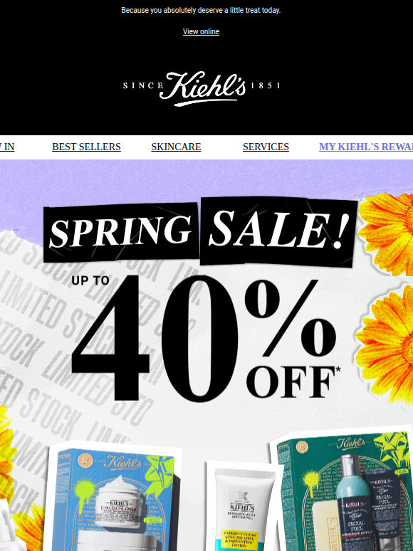 Sunday reset mode: ON with up to 40% off! ✨