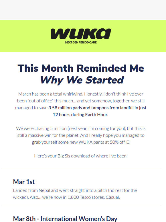 March, in all its chaotic glory 💥