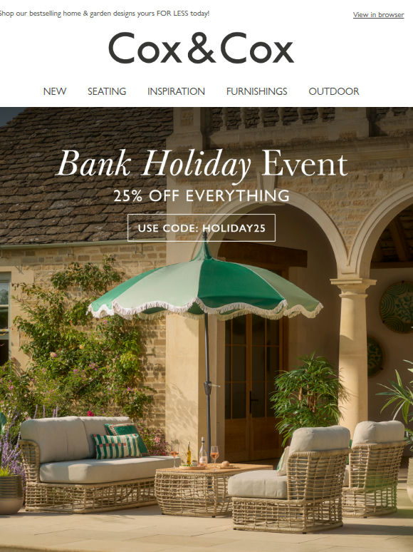Enjoy 25% OFF your summer style refresh