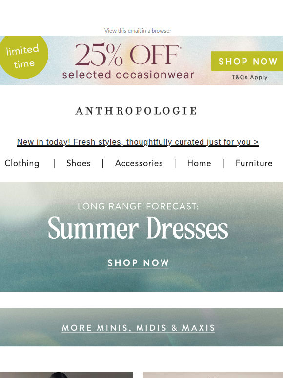 25% Off Selected Occasionwear