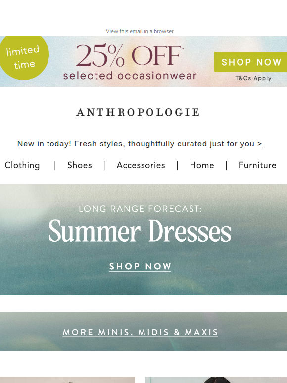 For your busy calendar: 25% OFF occasionwear!