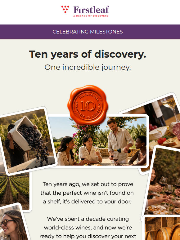 A decade of discovery and customer favorites.