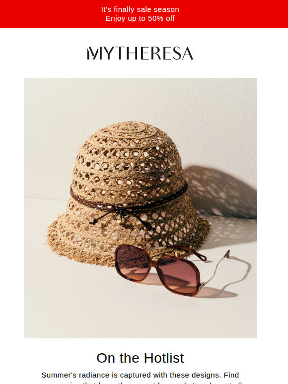 Chase the sun in fresh accessories