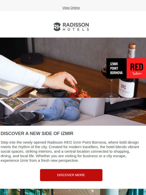 Izmir’s Boldest Stay Awaits. Stay RED