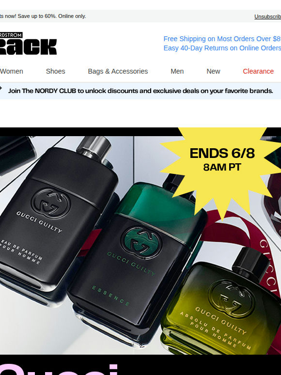 Shhh … Private Sale: Gucci fragrance