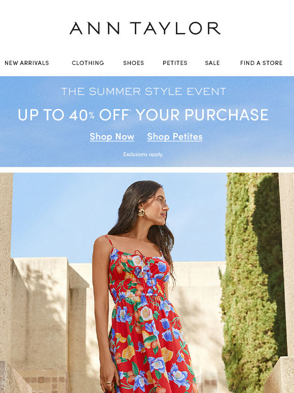 Hello, Up To 40% Off 🍋
