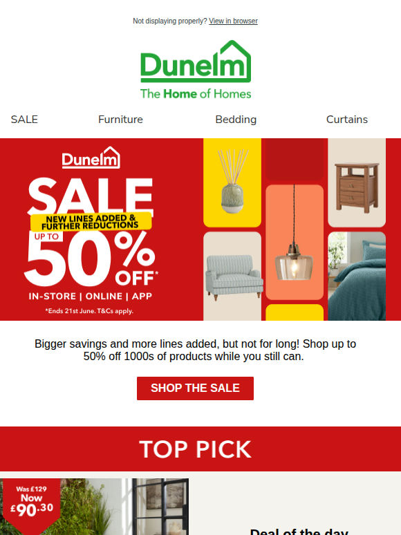 Can't get enough? Our sale just got bigger