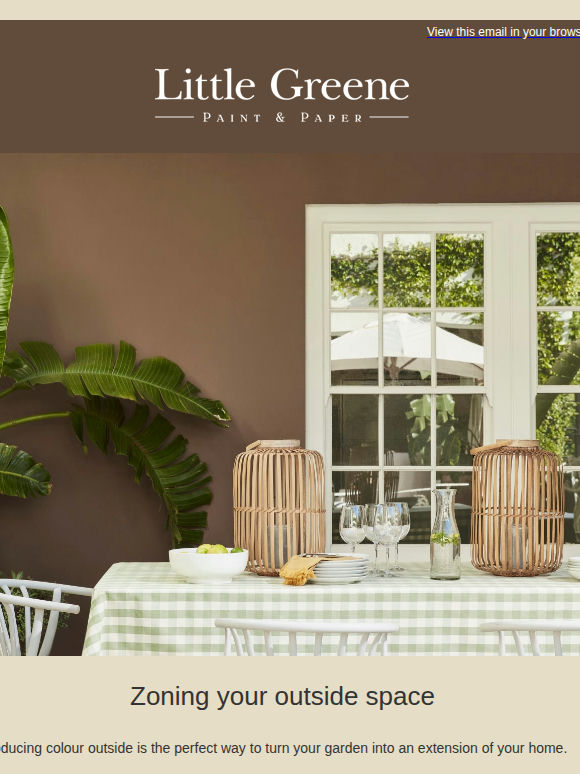 Zoning your outside space