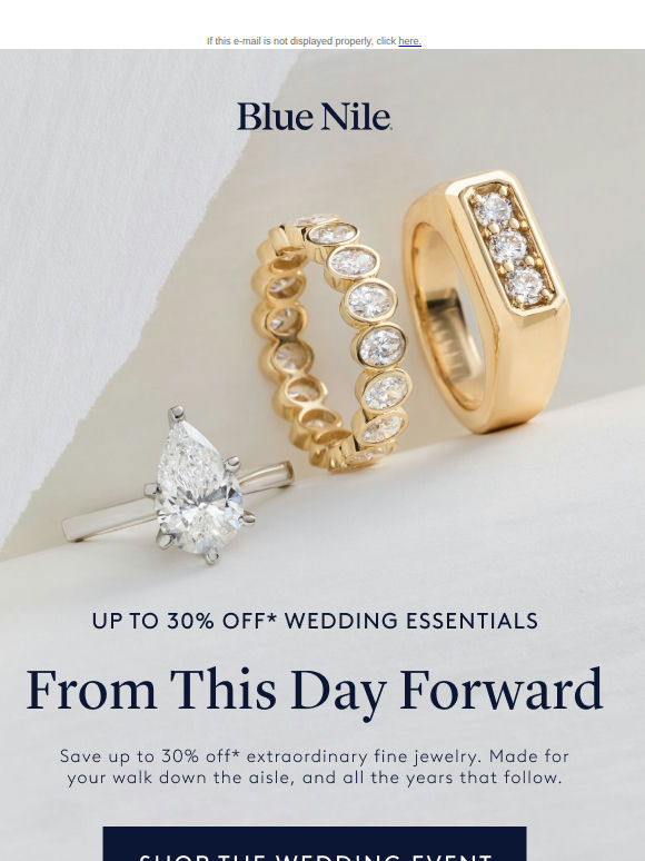 Save on Select Jewelry at The Wedding Event