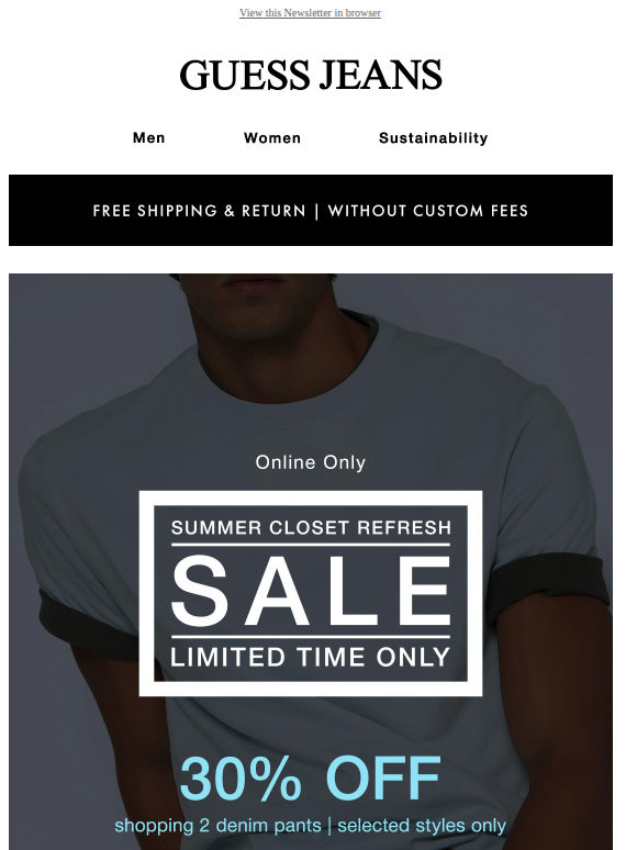 30% off shopping 2 denim pants