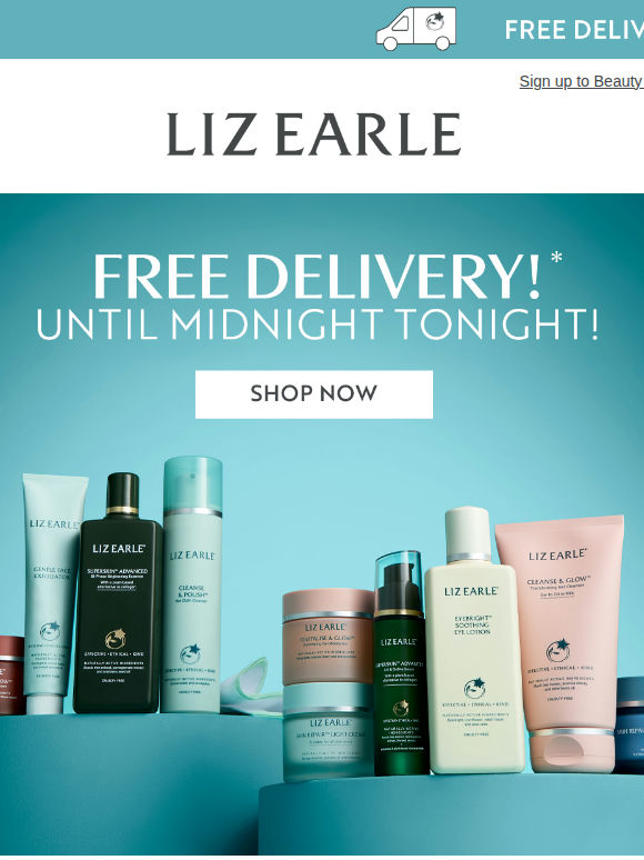 Today only. Delivery's on us 🚚