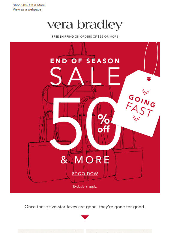 50% off five-star faves