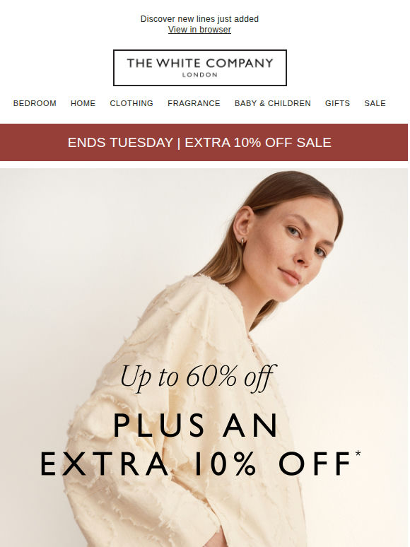 Extra 10% off sale summer looks