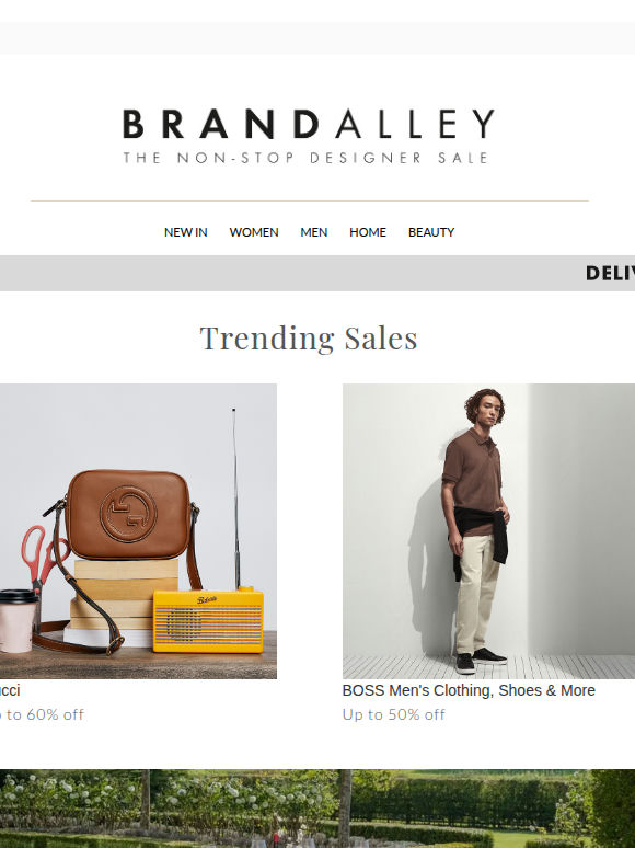 Up to 75% off Gucci, Melissa Odabash, Gallery Living, BOSS & more